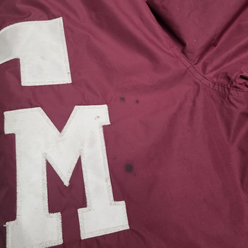 VTG TEXAS A&M Tru West Unisex Medium Fleece Lined‎ Trench Coat Outdoors College - Picture 12 of 15